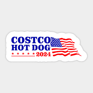 Costco Hot Dog 2024 Sticker